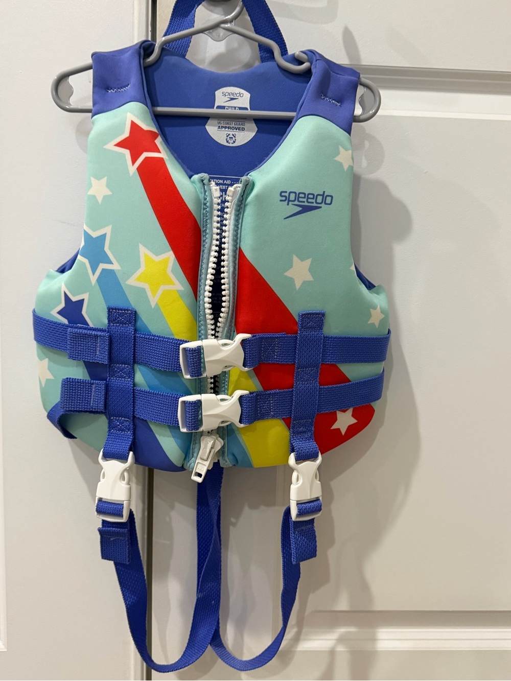 Speedo Child Life Jacket / Flotation Vest – 30–50 lbs – US Coast Guard Approved